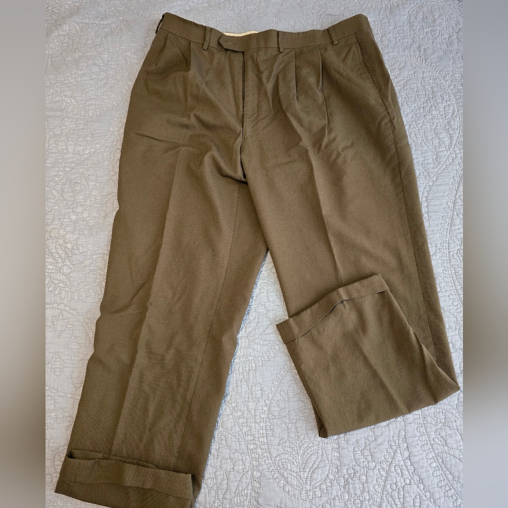 Ralph Lauren Men's Olive Dress Pants
